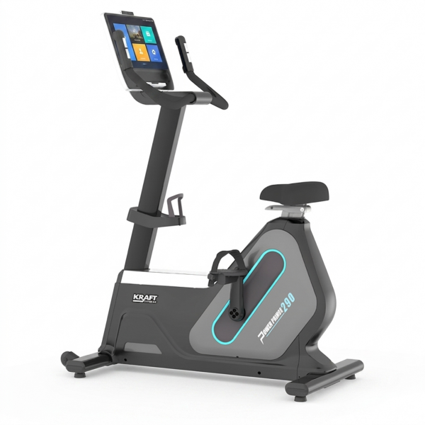 Вертикальный велотренажер KRAFT Fitness PP290T с сенсорным дисплеем 15,6"