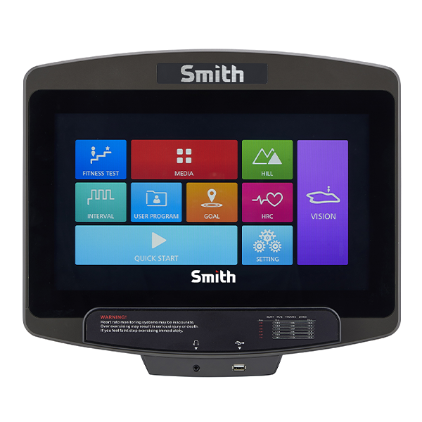 Велотренажер вертикальный Smith UCB570 c экраном iSmart 15,6"